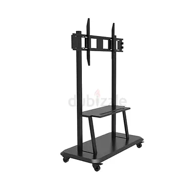 LED and LCD TV Stand on Wheels with Shelf - Fits Flat Panel TVs