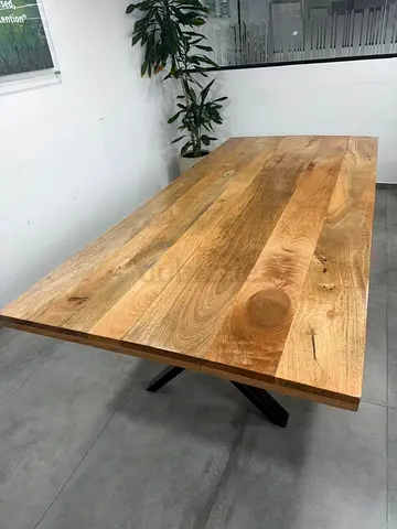 Large Sheesham Wood Office / Conference Table – 120 × 260 cm