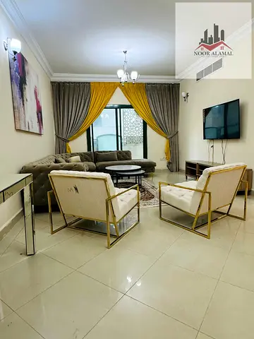 الشارقه التعاون شقه غرفه وصاله ومطبخ وحمامين
