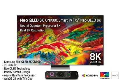 Samsung 75" Neo QLED 8K TV (QN900C) - Excellent Condition