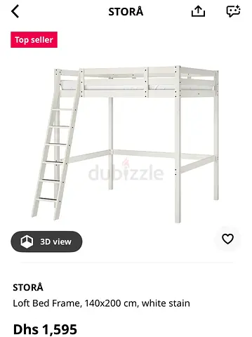 Stora ikea bed with mattress
