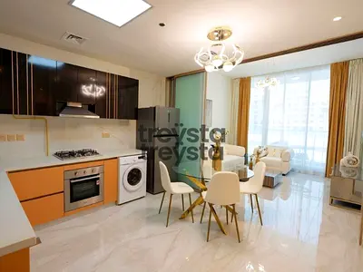 Furnished 1BR Apartment | Downtown City View | Gemz by Danube