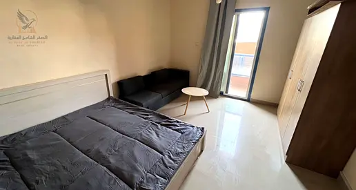 Furnished Studio for Annual Rent in Al Nuaimiya Tower C Ajman Balcony & Open View | Private Parking