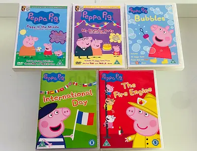 5 Peppa Pig DVD’s