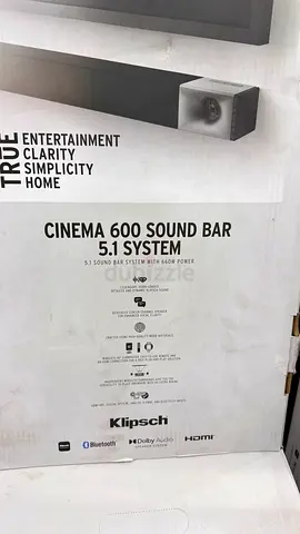 Klipsch Cinema 600 5.1 Dolby Atmos Box piece