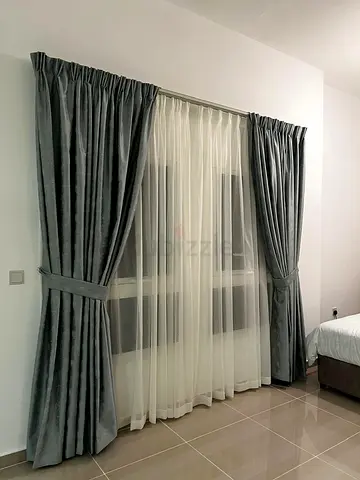 Curtains with track