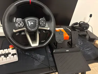 Thrustmaster T80 Racing Wheel with Pedals + Headset - Good Condition