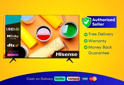 Hisense 70 inch TV Smart LED - 4K UHD  - Brand New | Warranty | FREE Delivery
