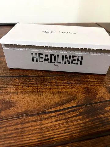 Ray-Ban Headliner (Gen 2) sunglasses — Shiny Black frame, transition lenses. Hardly worn. warranty