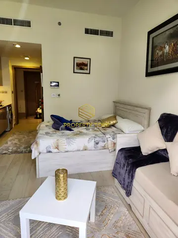 Fully Furnished Studio | Azizi Riviera | Balcony City View