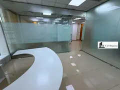 DEWA CHILLER FREE ||INDEPENDENT OFFICE WITH PARTITIONS ||INSIDE PENTRY AND BATHROOM