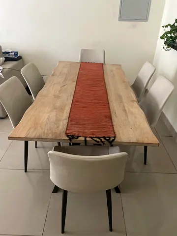 Wooden Dining Table for 6