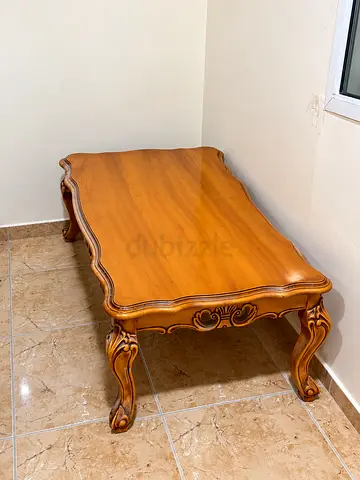 Classic Carved Wooden Coffee Table
