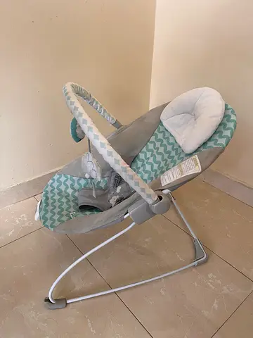 Lightweight Baby Bouncer / Rocker with Toy Bar - Good Condition