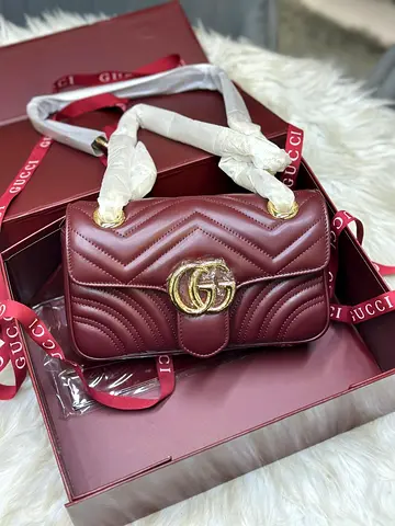 Gucci Marmont Quilted Leather Shoulder Bag