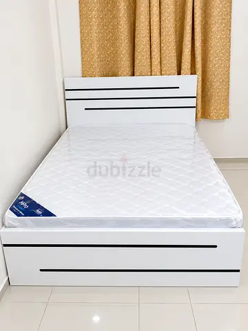 Brand new Queen Size wooden Bed including mattress good quality