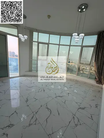 للبيع كاش شقه ثلاث غرف في عجمان  منطقة الرشيدية 1 ابراج الواحه  جنب نستو هايبر ماركت  =======  شقة ثلاث غرفه و صاله  مع 2 بلكونه اطلاله مفتوحه على الخ