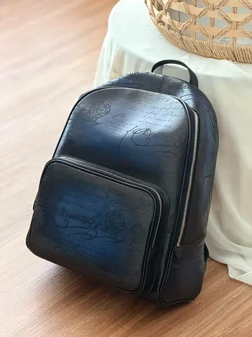 Berluti blue backpack for men