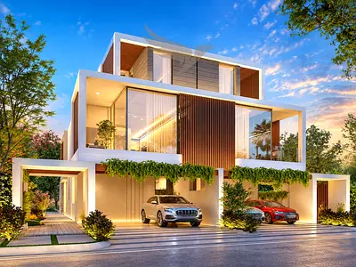 Twin Villa | Single Row | Park Facing