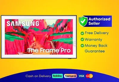 Samsung 75 inch TV Smart QLED - The Frame - 4K, | New |  Warranty | FREE  Delivery