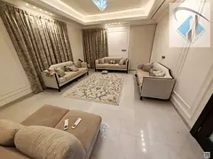 Spacious, fully furnished villa featuring a modern European style.