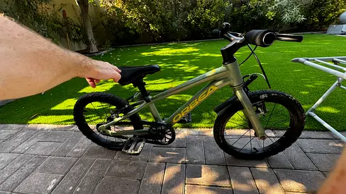 Orbea kids' 16-inch bike — good condition