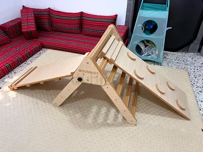 Moon Kids Pikler Triangle + 2 Ramps