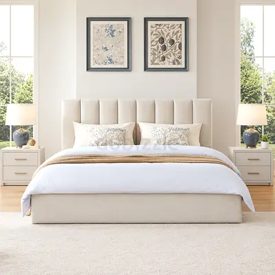New Style Queen size bed with medical mattress storage bed Queen bed Strong bed