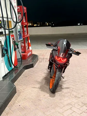 Ktm rc 200 track performance برفورمنس كيه تيم ام ار سي
