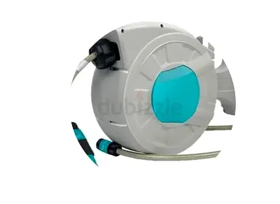 Wall-Mount Retractable Garden Hose Reel (Compact, Light Use)