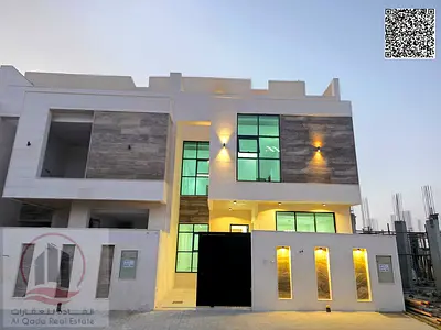 للايجار فيلا بعجمان الحيلو 5 غرف ماستر مجلس وصالة وغرفة خدامة و روف