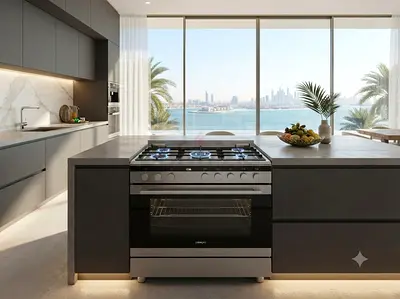 Siemens 90cm 5-Burner Gas Cooker with Fan Oven & Grill – Flame Control