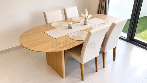 Pan Home Dining Table + 6 Chairs – Excellent Condition