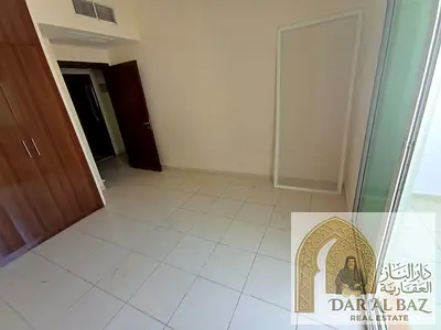 One bedroom and living room | 2 bathrooms | Central air conditioning | Al Majaz 3 | Prime location