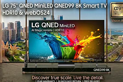 LG 75 inch QNED MiniLED QNED99 8K Smart TV - HDR10, webOS24