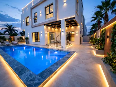 Al Zahya Corner Villa 6BR Pool & Rooftop