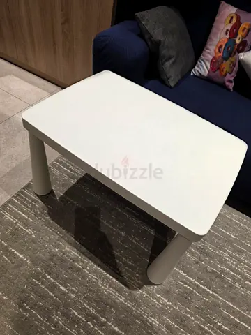 IKEA Simple white low coffee table — compact, good condition