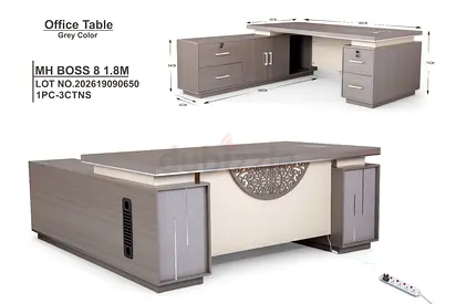 Stylish Design Executive L Shape Table 180cm