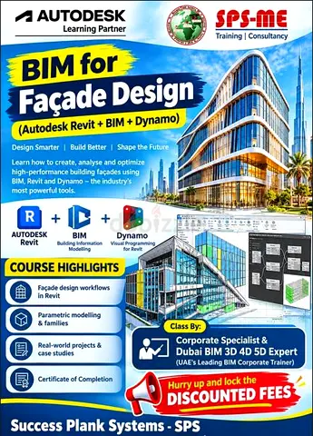 Learn AutoCAD, BIM Courses, Facade, Interior Designing and IT Softwares at Ras Al Khaimah