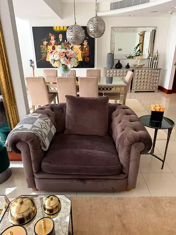 Marina Home Luxury Velvet Armchair
