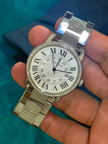 Cartier Solo XL 42mm Automatic approximately 80 Diamonds 💎  in excellent condition 💯 % original wa