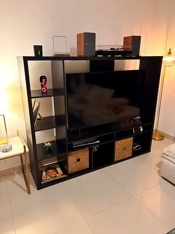 IKEA TV Unit Black/Brown