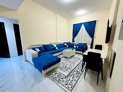 2BHK furnished apartment in Ajman | Real photos | Clean furniture | Bills & internet included | Simi
