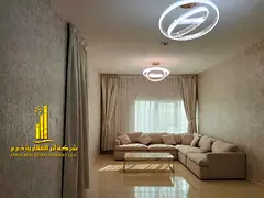 Luxury apartment, second occupancy. Two bedrooms, living room, and open balcony. Ajman, Orient Tower