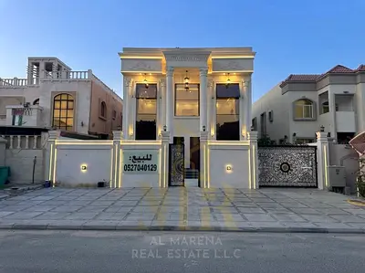 Luxury Villa for Sale in Al Mowaihat 1, Ajman | Behind Nesto | 5 Master Bedrooms | Private Pool | Double Height | 5,000 Sq Ft | AED 3.8M