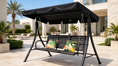 BRAND NEW 3-Seater Garden Swing - Heavy Duty
✅ 3 Seater - 200KG Capacity
✅ Heavy Duty Metal Frame -