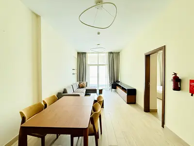 Furnished// Huge Size 1-bhk Just 65k Rent 4 Cheques with U Shape Kitchen