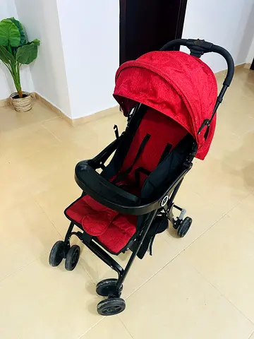Lightweight Junior’s Red Baby Stroller — Good Condition