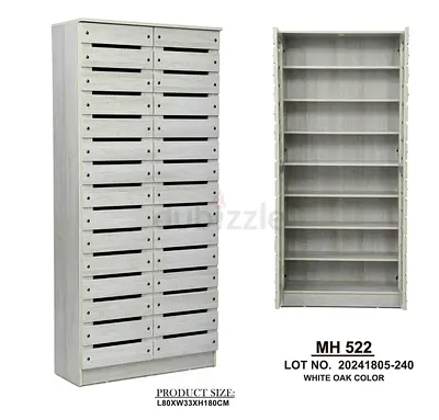 Shoes rack Cabinet with Multiple Shelves (80x33x180 cm)