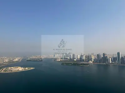 3 BHK for Rent in Al Majaz 3 with Full Panoramic Sea View, 2 Balconies, Majlis, Dining Room, Open Kitchen, Master Maid’s Room & Gym